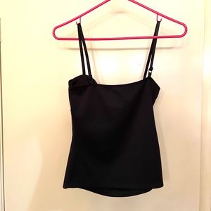 Body Central Tops - Sexy Black Spagetti Strap V-Accent Top Body Central Tops - Sexy Black Spagetti Strap V-Accent Top